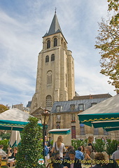 There are many famous burials at Eglise St-Germain des-Prés,including the tomb of René Descartes