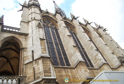 Exterior view of Sainte-Chapelle