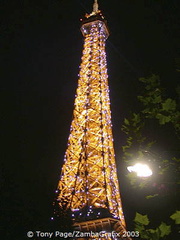 Eiffel Tower by night