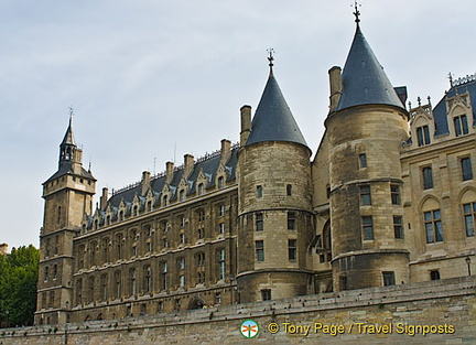 Paris sights from the Seine River