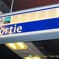 The metro exit at Bd Haussmann