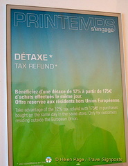 Explanation about de taxe