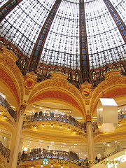 Shopping at Galeries Lafayette