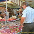 Val shopping for meat
