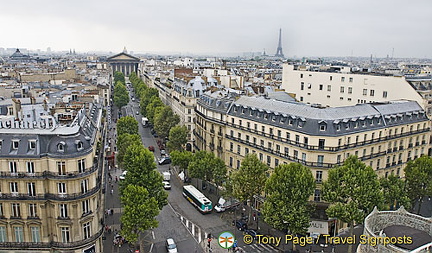 Panoramic Paris city views 