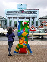 Brandenburg Gate under renovation