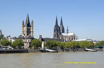 Groß St. Martin and Cologne Cathedral