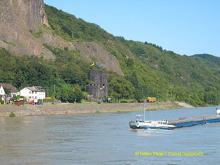 View of the Remagen bridge towers