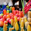 A variety of fragrant candles (1808 visits) Variety of candles for sale at the Leipzig Christmas market A variety of fragrant candles