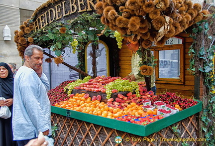 A nice fruit stand on Hauptstrasse