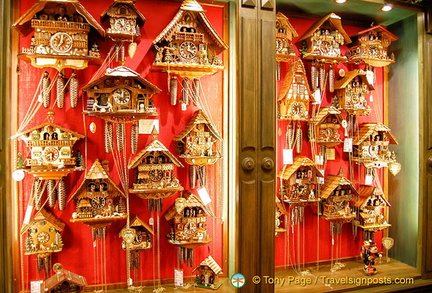 Christmas cuckoo clocks at Käthe Wohlfahrt 