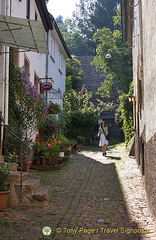 Exploring the alleyways of Miltenberg