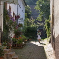 Exploring the alleyways of Miltenberg