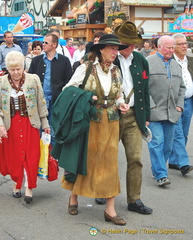 Locals in their Oktoberfest finest