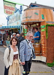 Locals enjoying Oktoberfest