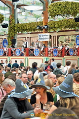 Hofbrauhaus tent - love the hats