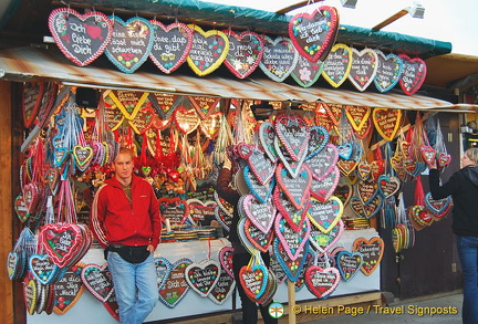 Lebkuchenherzen stall