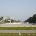 Passing view of the Nuremberg Congress Centre