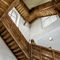 The many sets of stairs up the Observation Tower