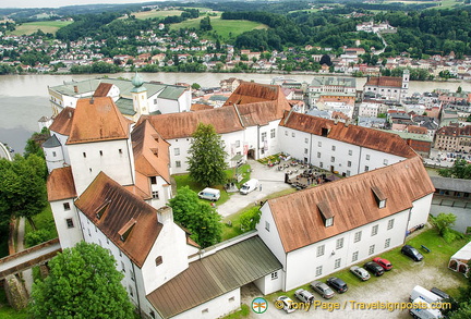 View of Veste Oberhaus from the Observation Tower