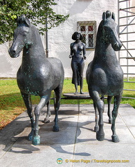 Sculpture at Veste Oberhaus