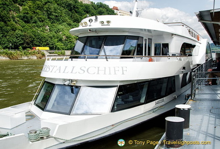 Cristallschiff - one of the Donauschiffahrt boats