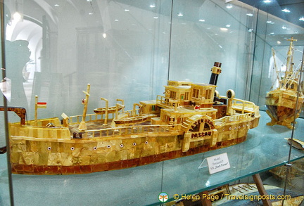 Model of the MS Stadt Passau