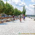 Cycling is a popular activity around Passau