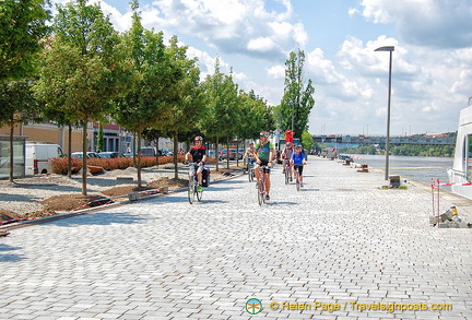 Cycling is a popular activity around Passau