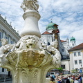 Wittelsbacher brunnen on Residenzplatz