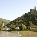 Rhine Castles - Germany (2346 visits) Burg Maus - built by the Archbishop of Trier in 1356 Rhine Castles - Germany