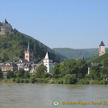 Rhine Castles - Germany (2078 visits) Castle Stahleck and riverside town of Bacharach Rhine Castles - Germany