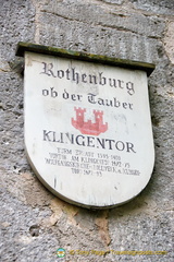 Rothenburg Klingentor or gate