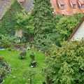 Looking into the gardens from the Rothenburg wall