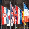 Flags at the Konstantin-Basilika