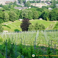 Grounds where Roman baths used to be