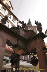 Close-up of the Engelsbrunnen