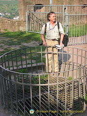 Tony checking out the Wertheim Castle well