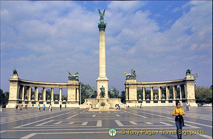 Millennium Monument on Heroes' Square