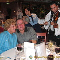 Jackie & Mike, being serenaded
