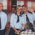 The happy crew smile for the camera