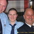 Our friendly restaurant manager and his staff