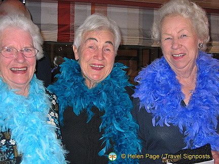 Our three beauties from New Zealand living it up