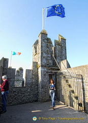 At the top of Bunratty Castle