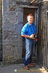 Gate to the top of Bunratty Castle