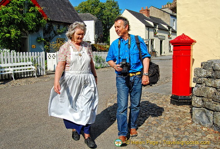 Tony got on famously with this Folk Park resident