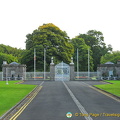 Gate to the Irish President's official residence (2221 visits) Áras an Uachtaráin is Irish for "The President's House". This 18th century residence is one of ... Gate to the Irish President's official residence