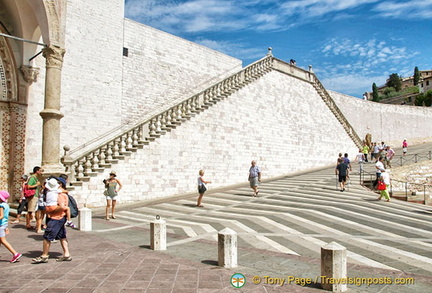 Steps to the Upper Church