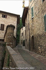 The preservation of the streets and buildings over the centuries has helped to maintain the charm of the town. 