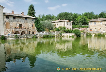 Thermal bath of Bagno Vignoni